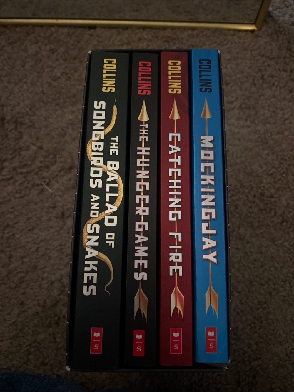 The Hunger Games Trilogy Box Set - Black/Red/Blue/Maroon Spines